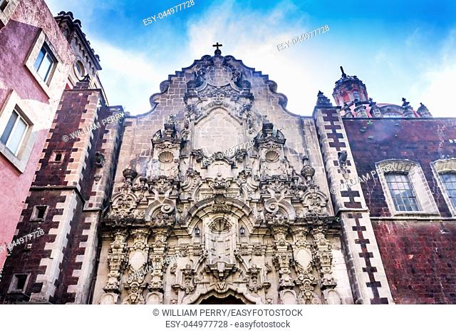 San Francisco Church Monastery Complex Madero Street Mexico City Mexico