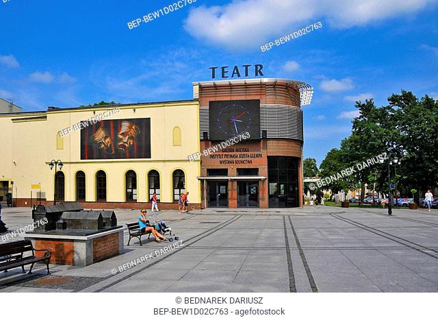 Miejski Theatre, Kasztorny Square. Inowroclaw, Kuyavian-Pomeranian Voivodeship, Poland