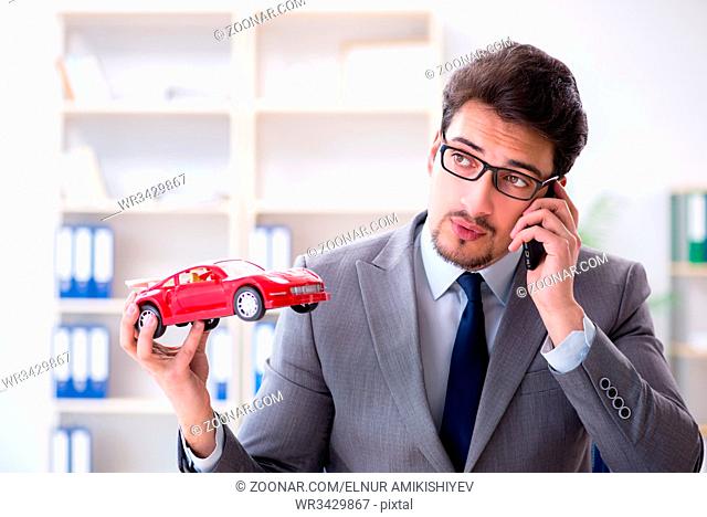 Agent offering car motor insurance