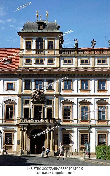 Prague Czech Republic, the Toskansky or Thun-Hohenstein palac in Hradcanske namesti