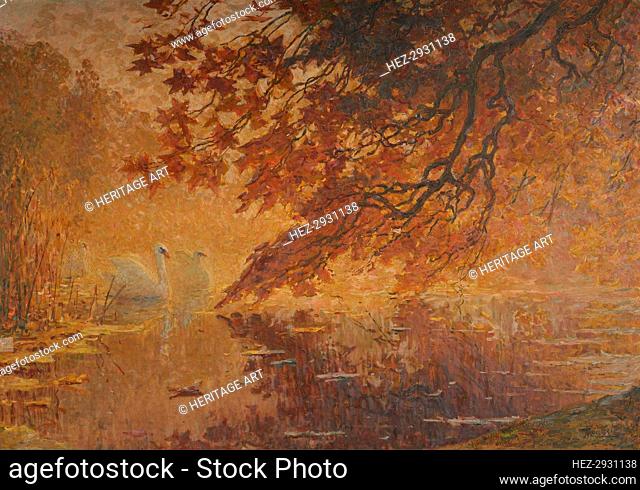 L'heure blonde, automne au lac Saint James, before 1911. Creator: Pierre Montezin