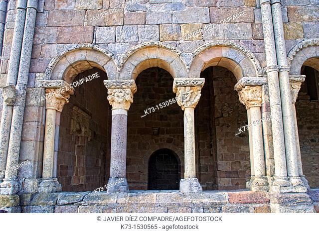 Romanesque Church of San Julian and Santa Basilisa (12th Century). Rebolledo de la Torre. Burgos Province. Castilla y Leon. Spain