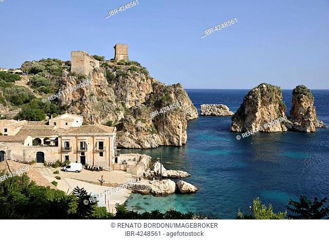 Tonnara di Scopello, Castellammare del Golfo, Trapani, Sicily, Italy