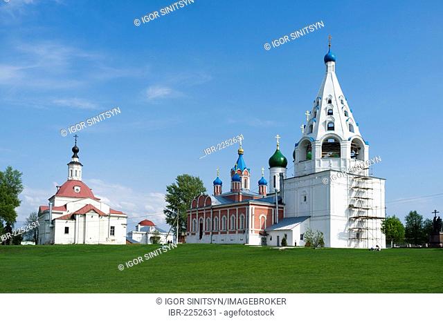 Russian churches in Kolomna, Russia, Eurasia