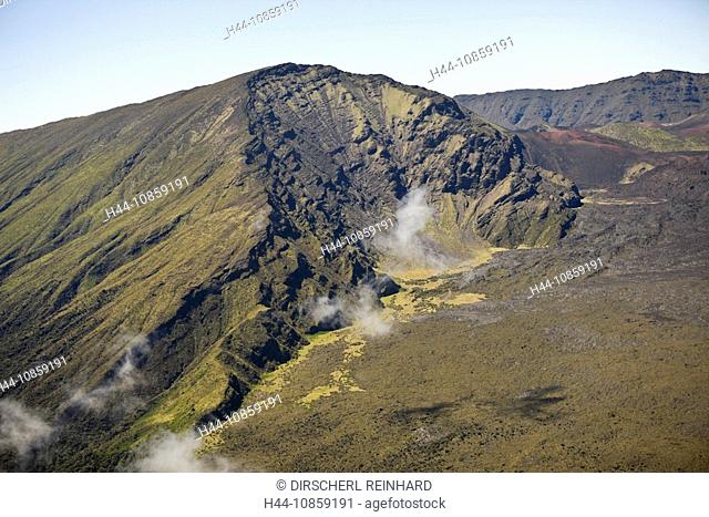Haleakala Volcano Crater, Hawaii, USA, Maui, Aeria