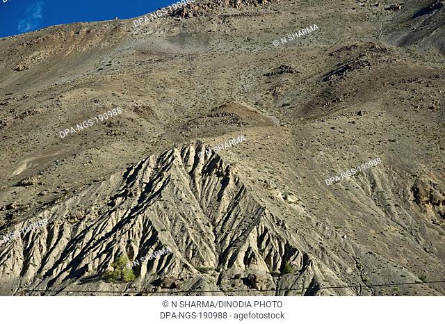 mountain spiti valley tabo himachal pradesh India Asia