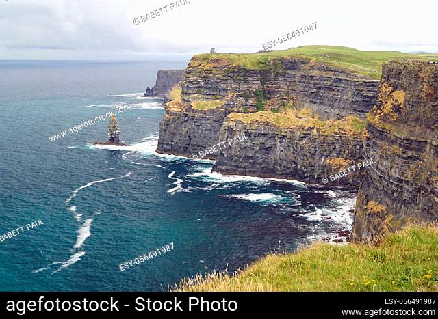 The Cliffs of Moher are the best known cliffs in Ireland. They are located on the southwest coast of Ireland's main island in County Clare near the villages...