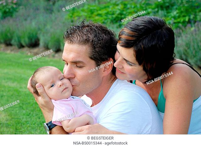 parents with baby