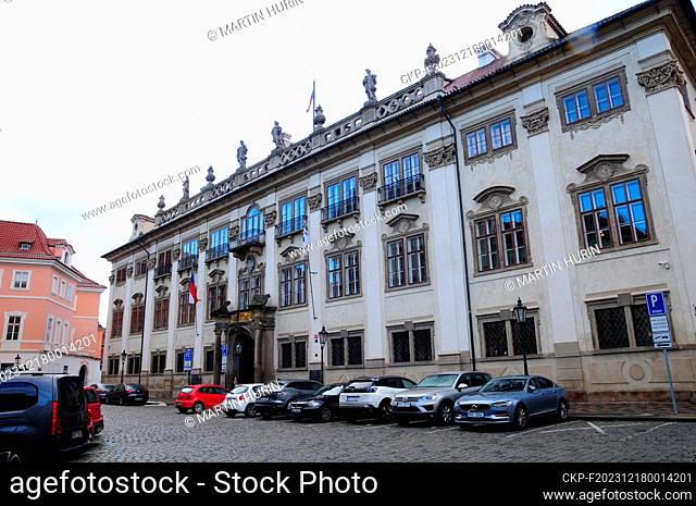 Nostitz Palace - the seat of the Ministry of Culture in Prague, Czech Republic, December 11, 2023. (CTK Photo/Martin Hurin)