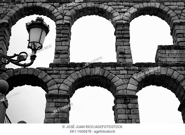 Roman aqueduct, Segovia, Spain
