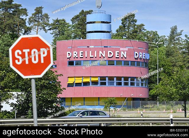 Former Dreilinden border checkpoint, Dreilinden, Zehlendorf, Berlin, Germany, Europe