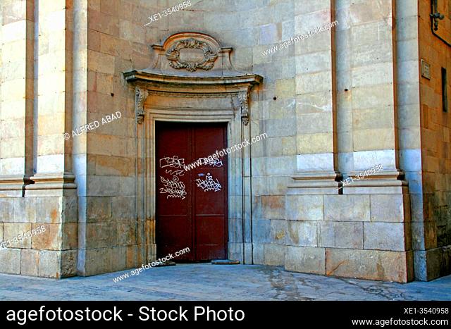 side door of the Basilica de la Merced, Barcelona, ??Catalonia, Spain