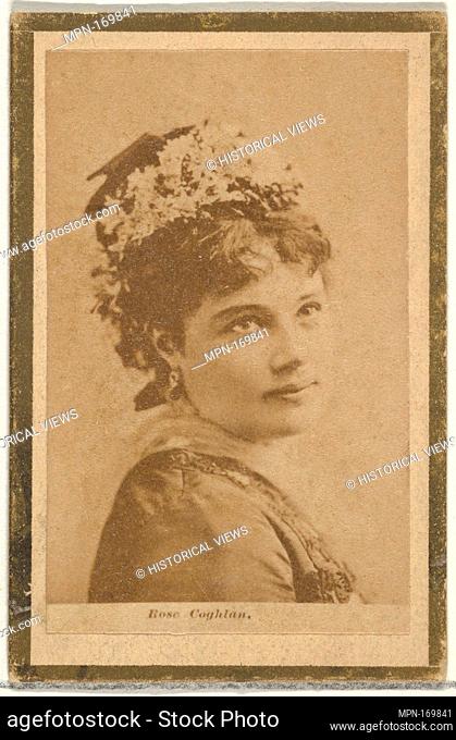 Rose Coghlan, from the Actresses and Celebrities series (N60, Type 2) promoting Little Beauties Cigarettes for Allen & Ginter brand tobacco products