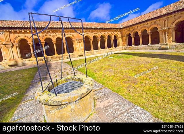 Romanesque Cloister, Co-Cathedral of San Pedro, 12-17th Century Romanesque Style, Spanish Property of Cultural Interest, Soria, Castilla y León, Spain, Europe