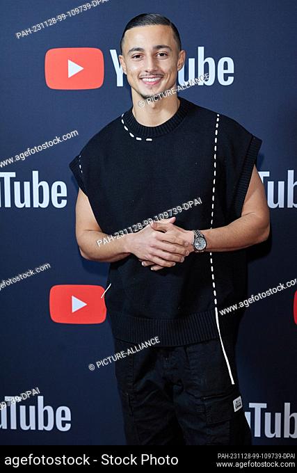 28 November 2023, Berlin: The nominee Milano will attend the YouTube Music - Germany's Musician of the Year 2023 award ceremony