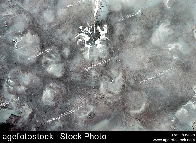 Abstract monochrome grunge texture. Gray decorative distress background. Natural luxury with copy space for design