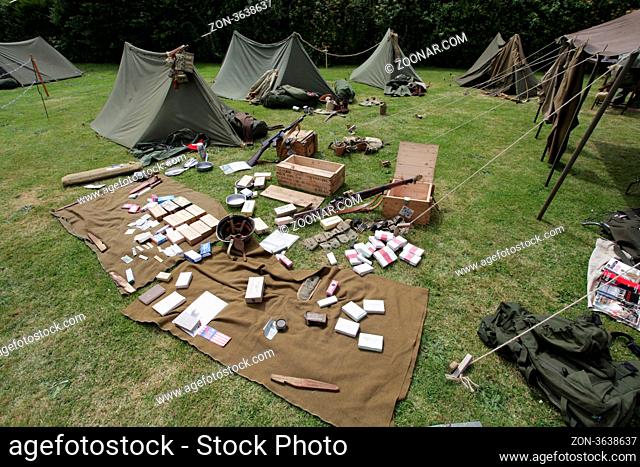 Military equiptment and camping gear