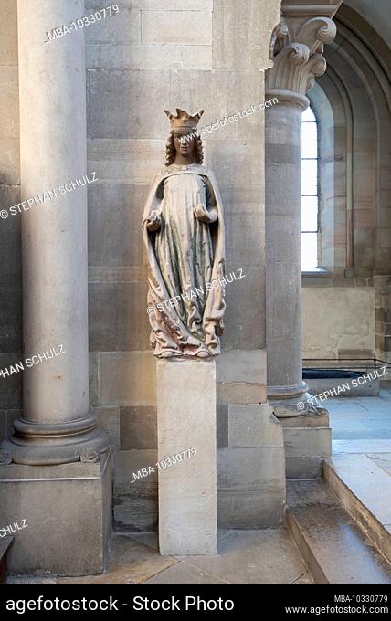 Germany, Saxony-Anhalt, Magdeburg, Magdeburg Cathedral, Saint Catherine, patron saint. (In 1520 the cathedral was finished after 311 years of construction