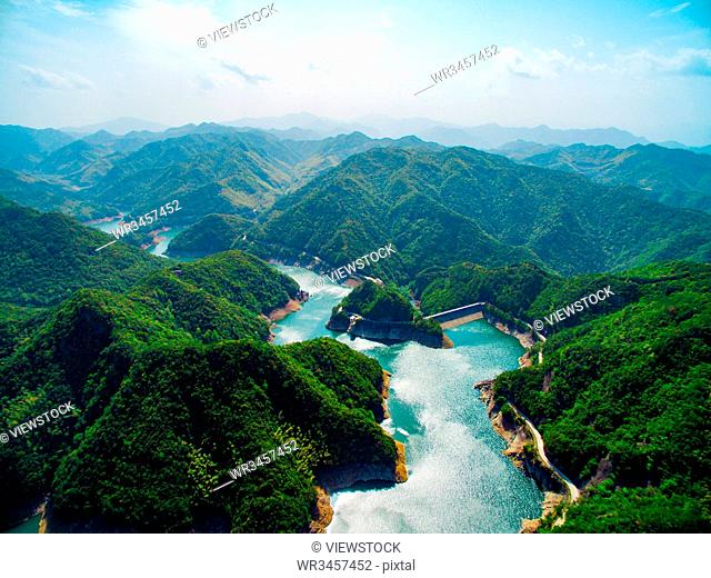 Taizhou city, zhejiang province tiantai county township stream stream reservoir