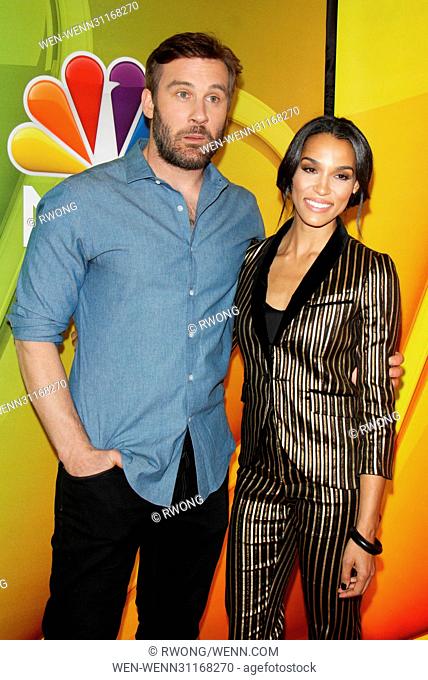 NBC Universal Midseason Press Junket at the Four Seasons Hotel Featuring: Clive Standen and Brooklyn Sudano Where: New York City, New York