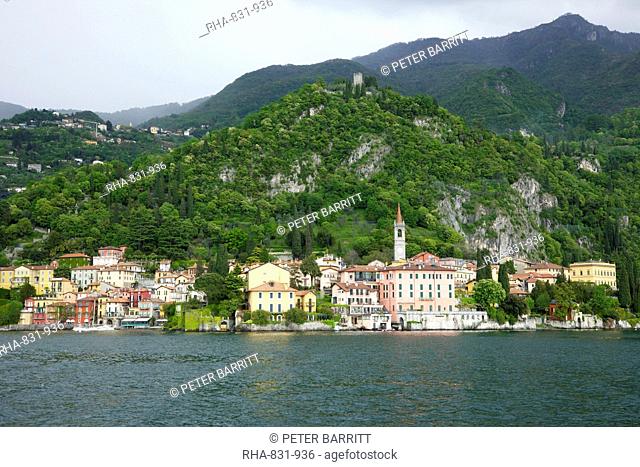 View of Varenna, Lake Como, Lombardy, Italian Lakes, Italy, Europe