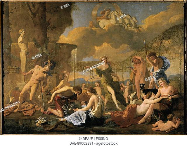 Nicolas Poussin (1594-1665), The Kingdom of Flora.  Dresda, Gemäldegalerie Alte Meister (Old Masters Gallery, Picture Gallery)