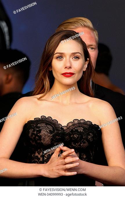 The World Premiere of Marvel Studios “Avengers: Infinity War” Featuring: Elizabeth Olsen Where: Hollywood, California, United States When: 23 Apr 2018 Credit:...