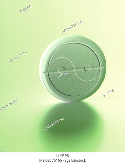 Pill, stamping, Yin and Yang   Series, health, illness, pharmacy, medicine, medicine, food supplement, food supplement means, quietly life, fact reception