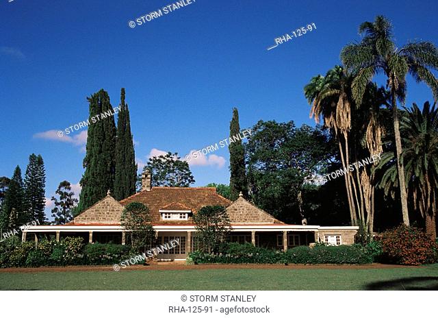 The house of Karen Blixen Isak Dinesen, suburbs, Nairobi, Kenya, East Africa, Africa