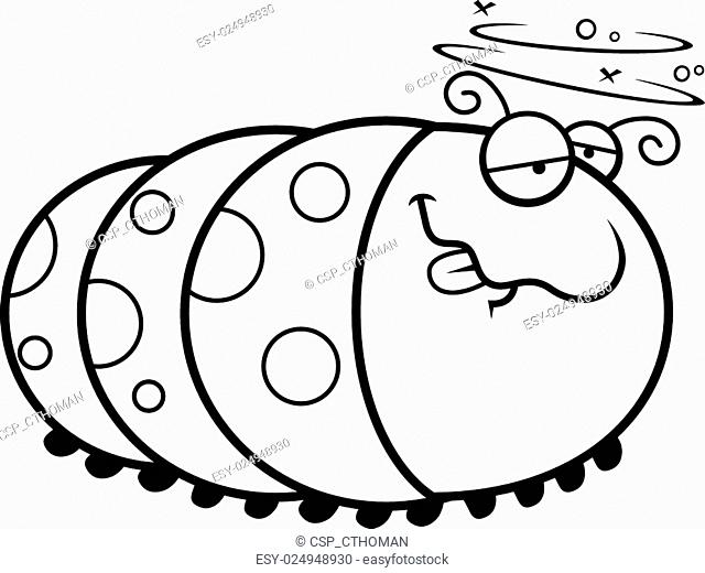 Cartoon Drunk Caterpillar, Stock Vector, Vector And Low Budget Royalty Free  Image. Pic. ESY-024948930 | agefotostock