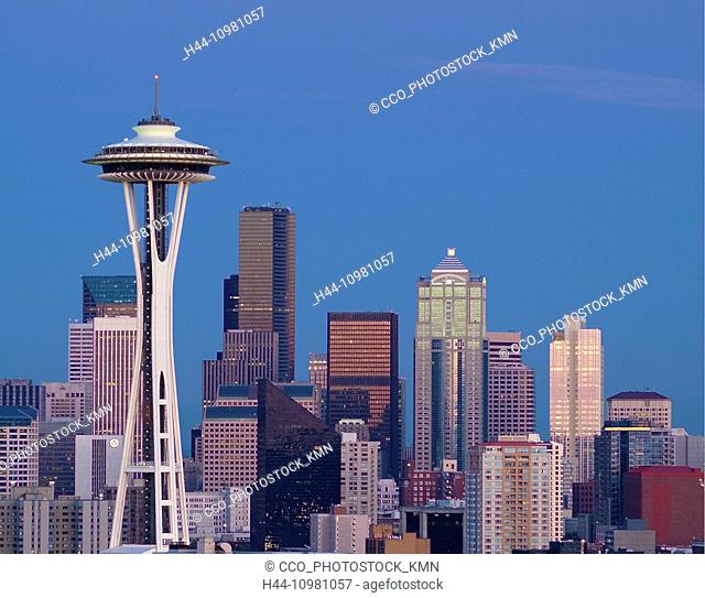 Seattle city and Space Needle