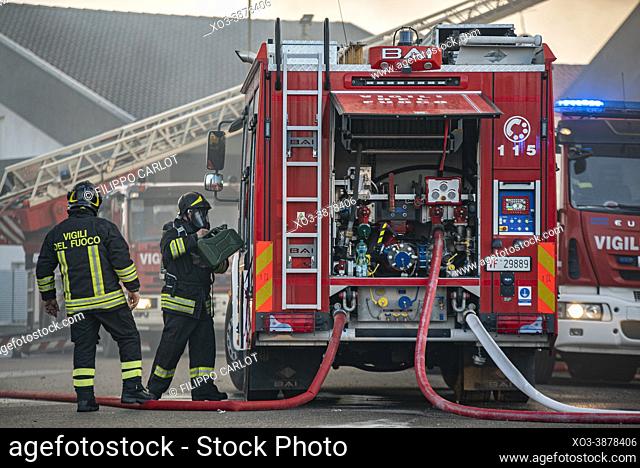VILLANOVA DEL GHEBBO: Firefighter emergency detail