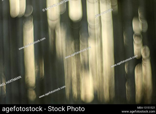 Points of light, out of focus, abstract