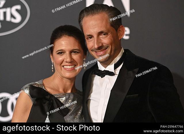 Nadine Kull and Christoph Kull, Vice President and Managing Director Central Europe Adobe AUDI GENERATION AWARD 2021, Red Carpet on October 6th