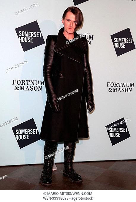 The Skate at Somerset House with Fortnum & Mason Launch Party held at the Somerset House - Arrivals Featuring: Gareth Pugh Where: London