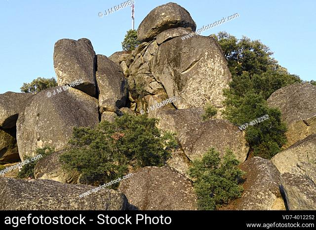 Granitic relief (spheroidal weathering). This photo was taken in Monsanto, Portugal