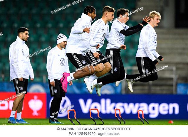 left to right Serge Gnabry (Germany), Joshua Kimmich (Germany), Sebastian Rudy (Germany), Julian Brandt (Germany). GES / Football / European Championship...