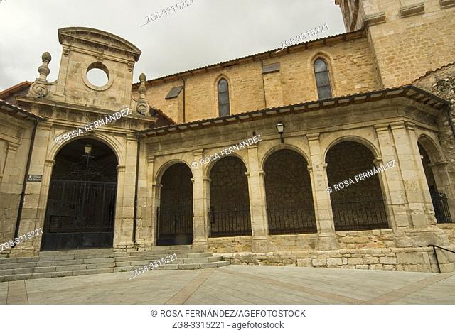 Santa Cruz Parish Church, XIV Century, Medina de Pomar, Las Merindades, province of Burgos, Castilla y Leon, Spain