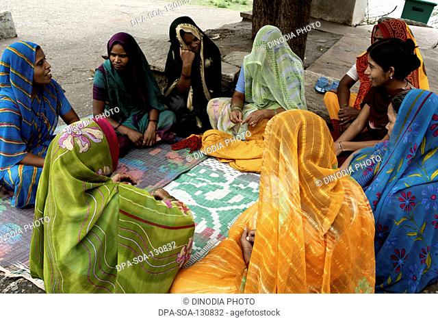 Patch work by women for Sadhana ; Dilwara ; Rajasthan ; India