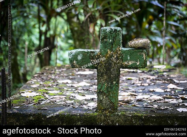 La Taña cemetery, Reyna area, Uspantan department, Guatemala, Central America