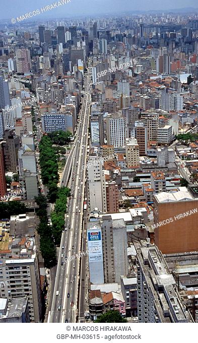 Minhocão; Center; São Paulo; Brazil;