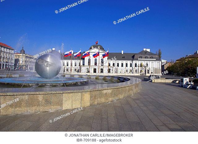 Grassalkovich Palace, Bratislava, Slovakia, Europe