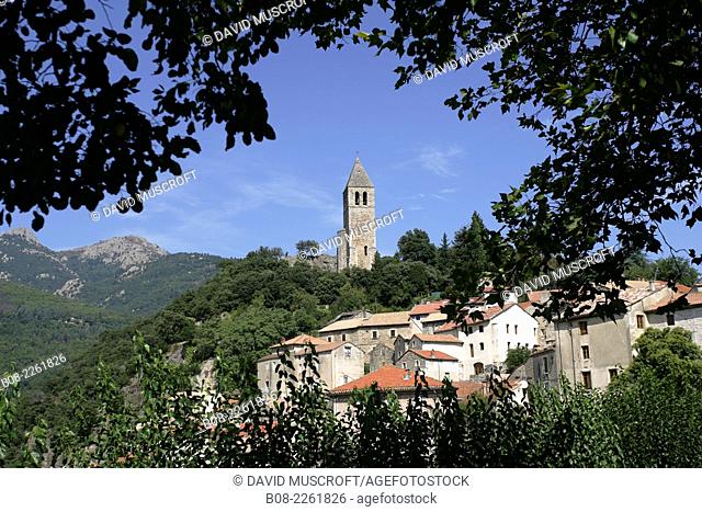 the village of Olargues, Languedoc, southern France