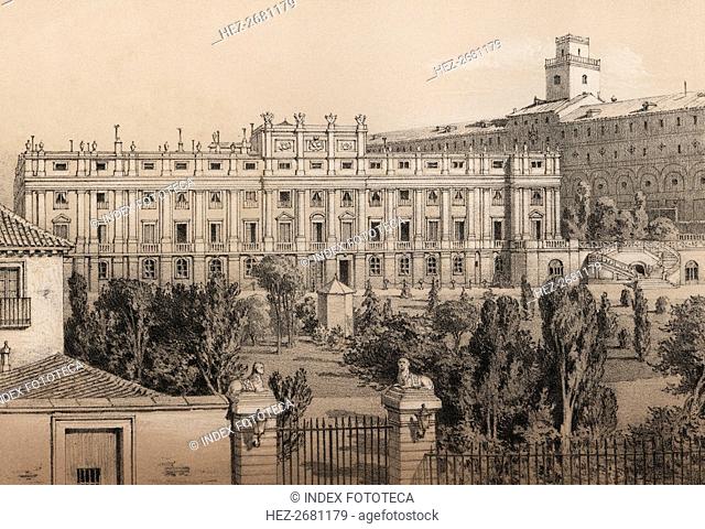 Palace of the Dukes of Alba and Berwick, Liria Palace, building 18th century, destroyed in the Sp?