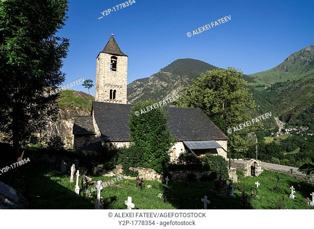 Church of Sant Joan de Boí in Vall de Boí, Catalonia, Spain  Recognized as UNESCO world heritage site