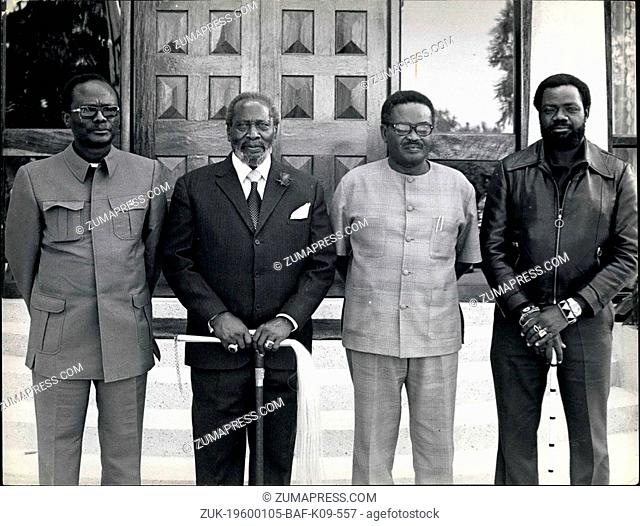 1968 - Assembled at State house in Nakuru in Kenya's Rift Valley and under the General Chairmanship of Kenya's President Kenyatta