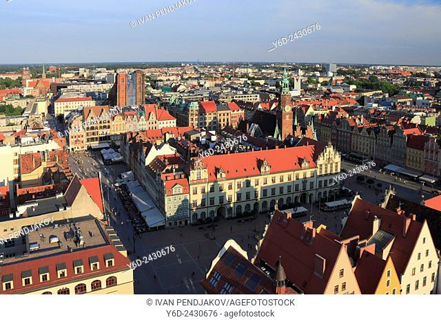 View from St. Elizabeth's Church, Wroclaw, Poland