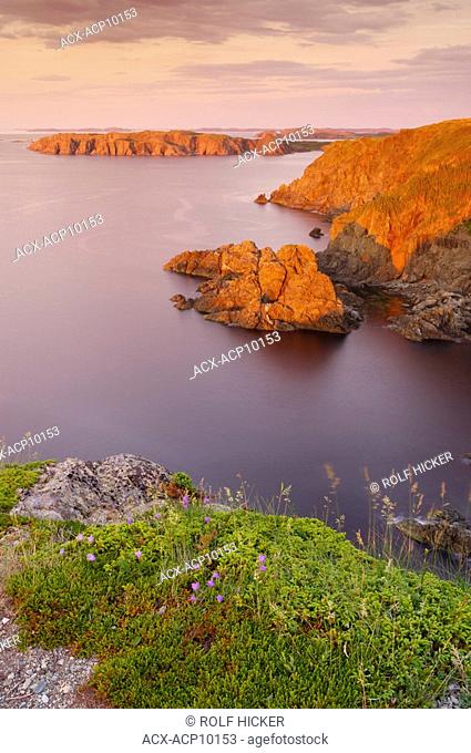 Coastal scenery seen from just below the Twillingate Long Point Lighthouse, Twillingate, Road to the Isles, North Twillingate Island, Notre Dame Bay