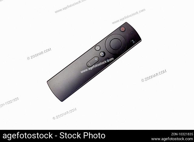 isolated remote control on white background