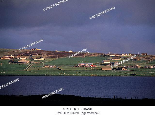 United Kingdom, Scotland, Orkney Islands, Mainland, the Loch of Stenness